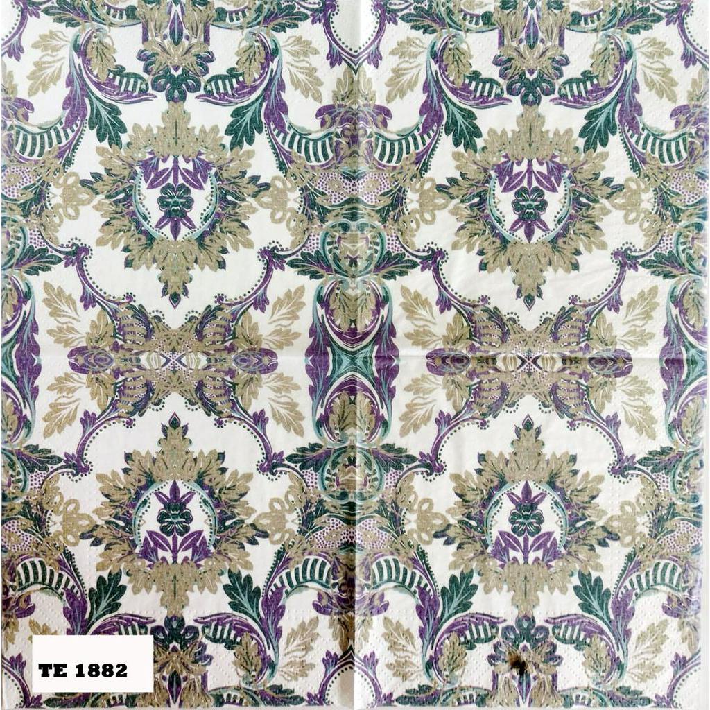 TISU NAPKIN DECOUPAGE EROPAH 33X33 CM TE  1882  TTS