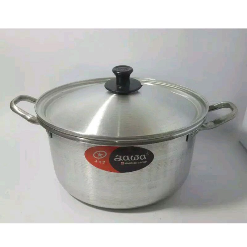 Panci Set Jawa Aluminium 5Pcs Diameter Beragam