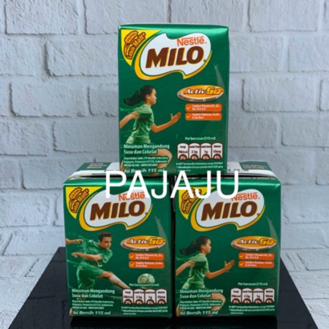 

Susu MILO Kotak 110ml UHT Cokelat PROMO MURAH