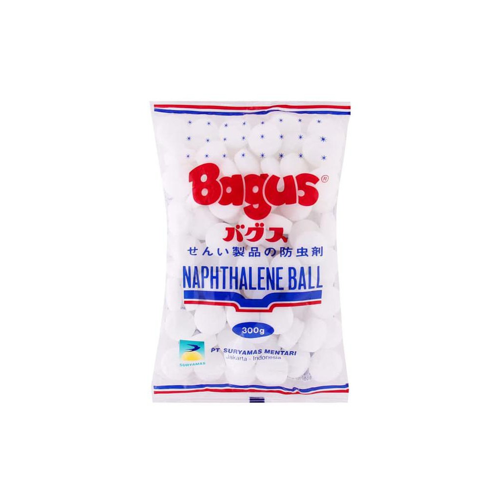 Open Ds Bagus Naphtalene Ball / Kamper Lemari / Kapur Barus Putih 300 Gr