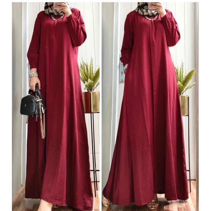 Dress Dasifa, Bahan Shakila Premium, ukuran Standar all size ld 110 Pb 140 fit to XL