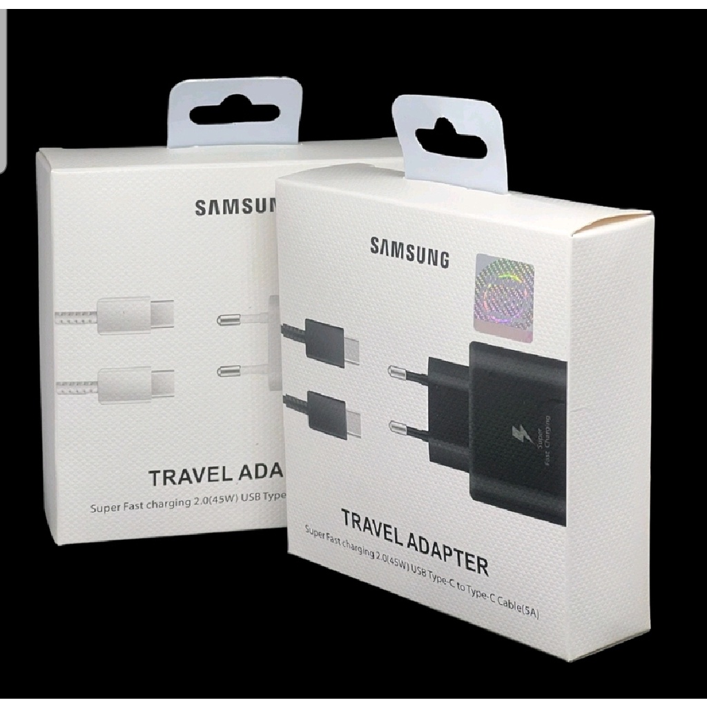 CHARGER SAMSUNG 45W ORIGINAL FAST CHARGING TYPE C TO TYPE C // TC SUPER CHARGING SAMSUNG - BD