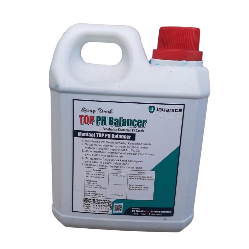 Top PH Balancer 1 liter Penetral PH Tanah dolomite cair