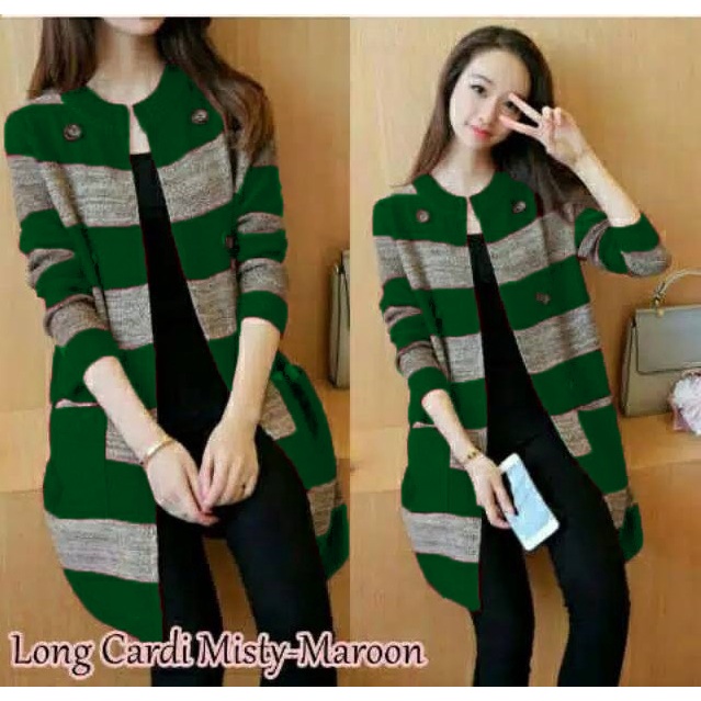 VGN LONG CARDY MISTY / CARDY WANITA / CARDINGAN TERLARIS / CARDINGAN KEKINIAN / FASHION WANITA