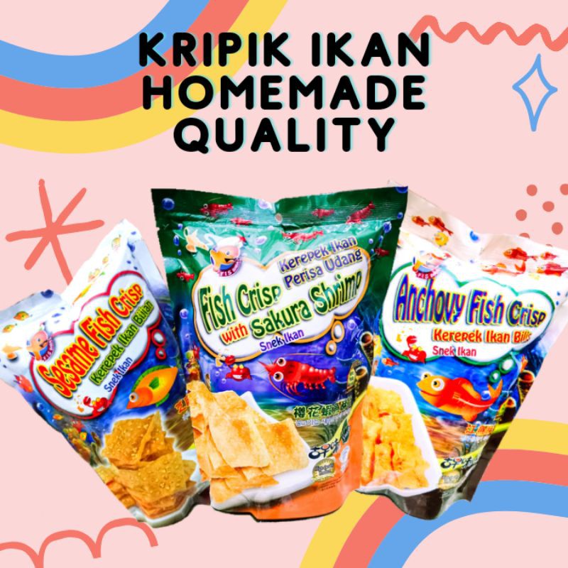 

TERENAK KERIPIK IKAN / KERUPUK IKAN / SNACK IKAN OIL TREE