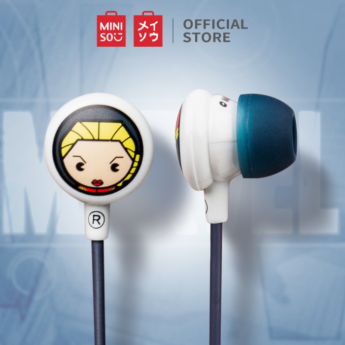 Miniso Official Marvel Earphone - Type 1, Captain Marvel