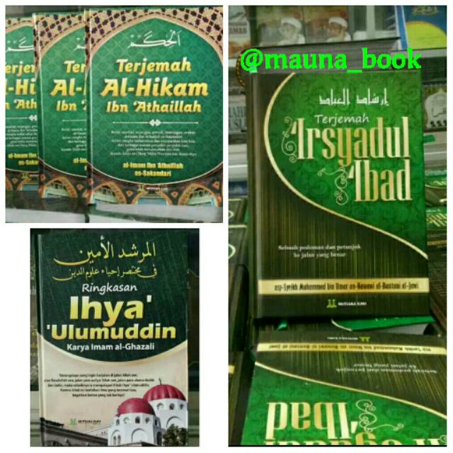 Paket Hemat 3 Buku Terjemahan Al-Hikam - Ringkasan Ihya' Ulumuddin - Irsyadul Ibad