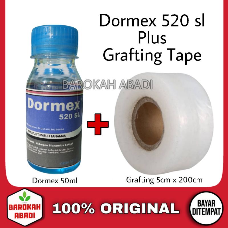 DORMEX 520SL Plus Grafting Tape Hidrogen Sianamida ZPT Apel Anggur 50ml Germany