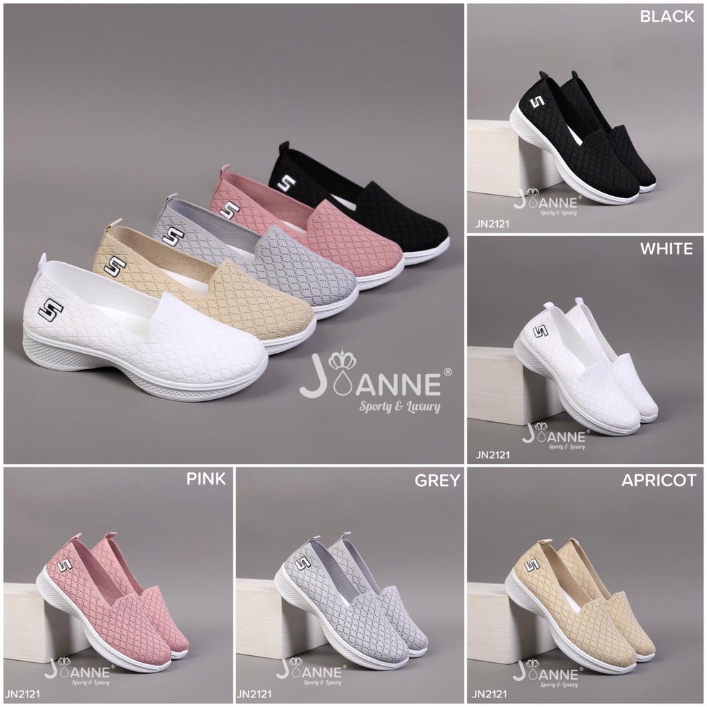 JOANNE FlyKnit Flat Shoes #JN2121 ORIGINAL