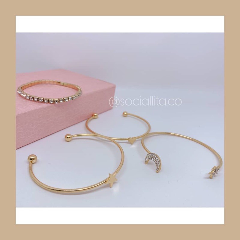 Star & Moon Bracelet