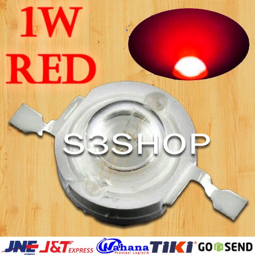 LED HPL CHIP 1W Merah Red