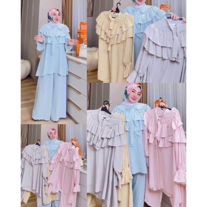 ONE SET RUFFLE BY SHELLASAUKIA ORIGINAL
