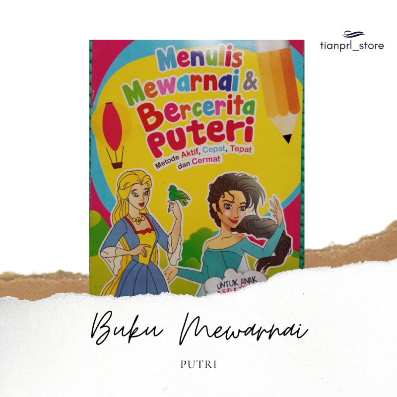 

BUKU MEWARNAI PUTRI
