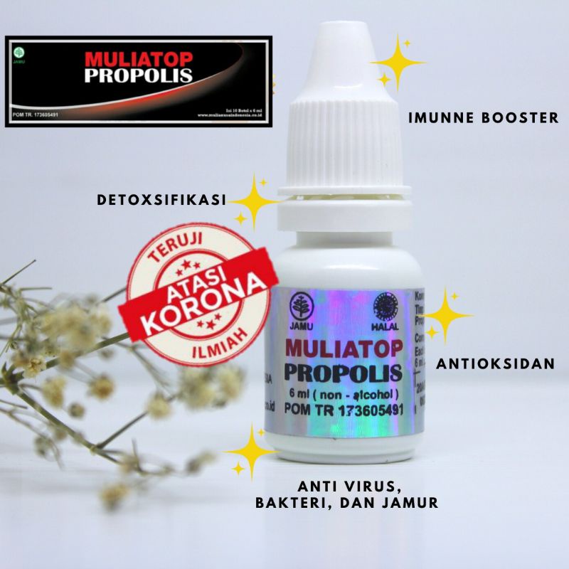 Top Propolis Herbal Jamu Tetes Muliatop Propolis
