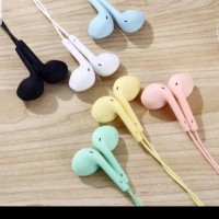 Handsfree /Headset Macaron U34 Headset Oppo Vivo Xiaomi Samsung Handsfree Termurah