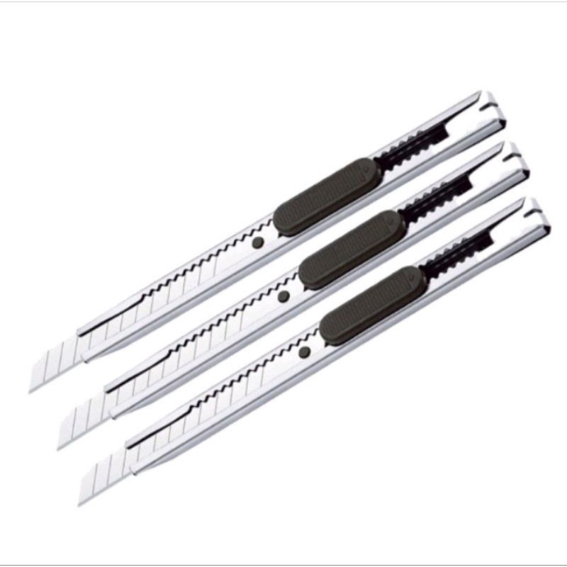 

Pisau Cuter Besi Mini 12.5cm / Pisau Cutter Stainless