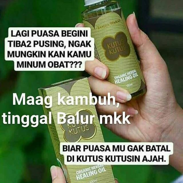 

KUTUS KUTUS VS MAAG. Minyak Kutus Kutus untuk sakit Maag. Aman Berpuasa.