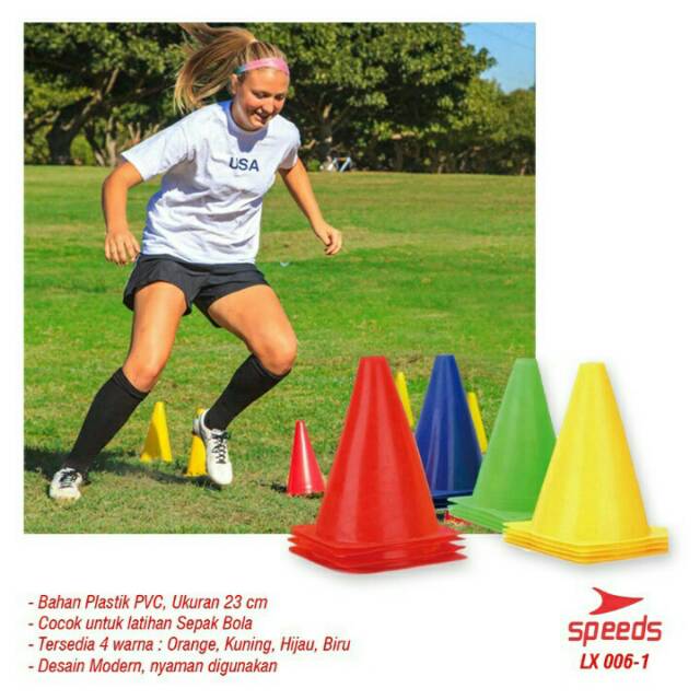 CONE KERUCUT 23CM 32CM CONE KERUCUT 32CM MARKER LATIHAN OLAHRAGA FUTSAL SEPAKBOLA