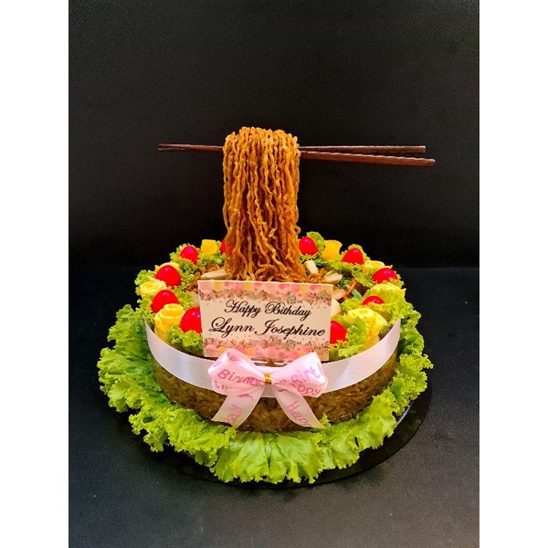 

FLYING NOODLES CAKE / MIE TERBANG ULANG TAHUN / MIE TERBANG / LIZ KITCHEN (PREORDER)