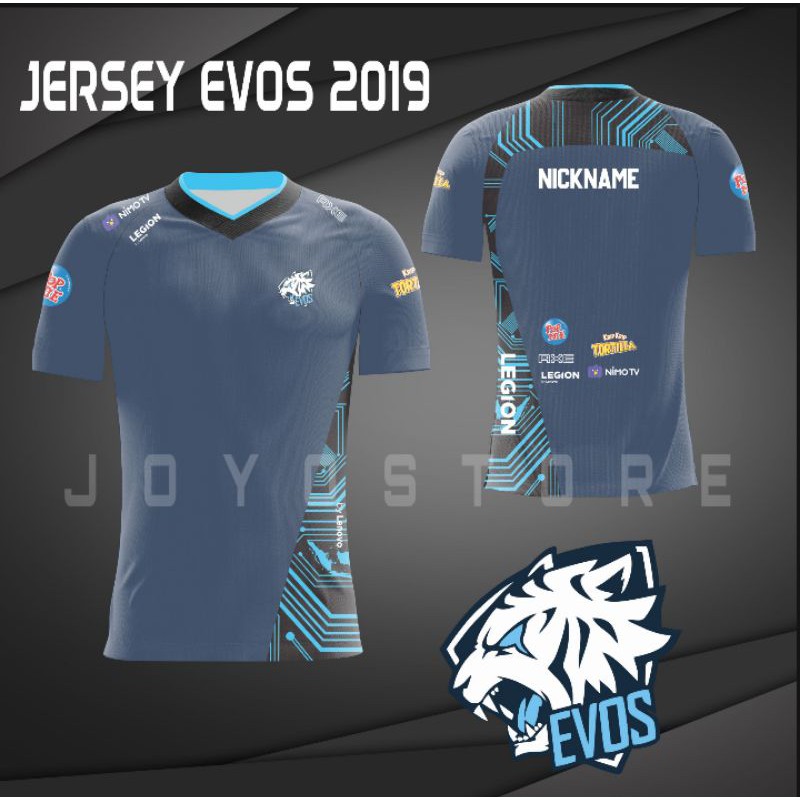 Kaos Jersey Gaming EVOS E-SPORTS 2019