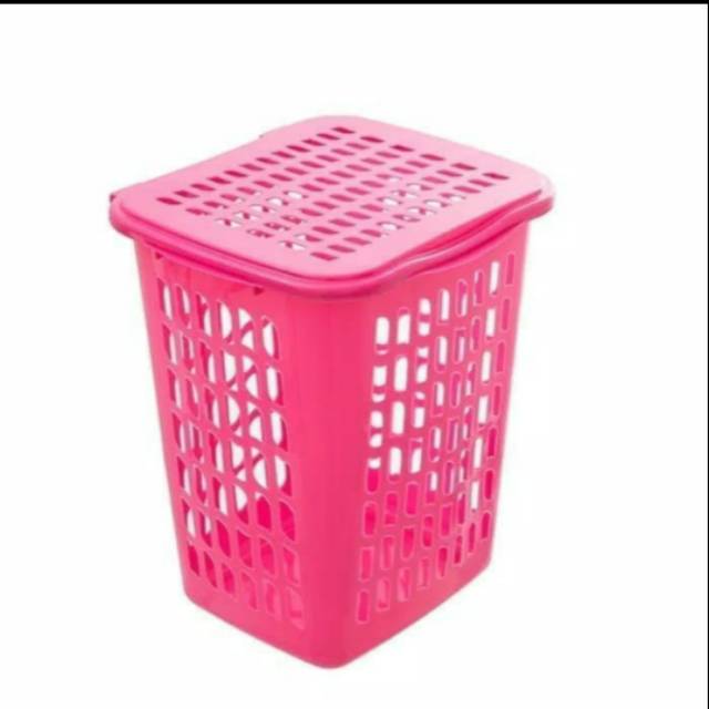 KERANJANG PAKAIAN SHINPO 436 PLASTIK TEBAL KUAT / KERANJANG BAJU KOTOR / BOX CONTAINER LAUNDRY BASKET