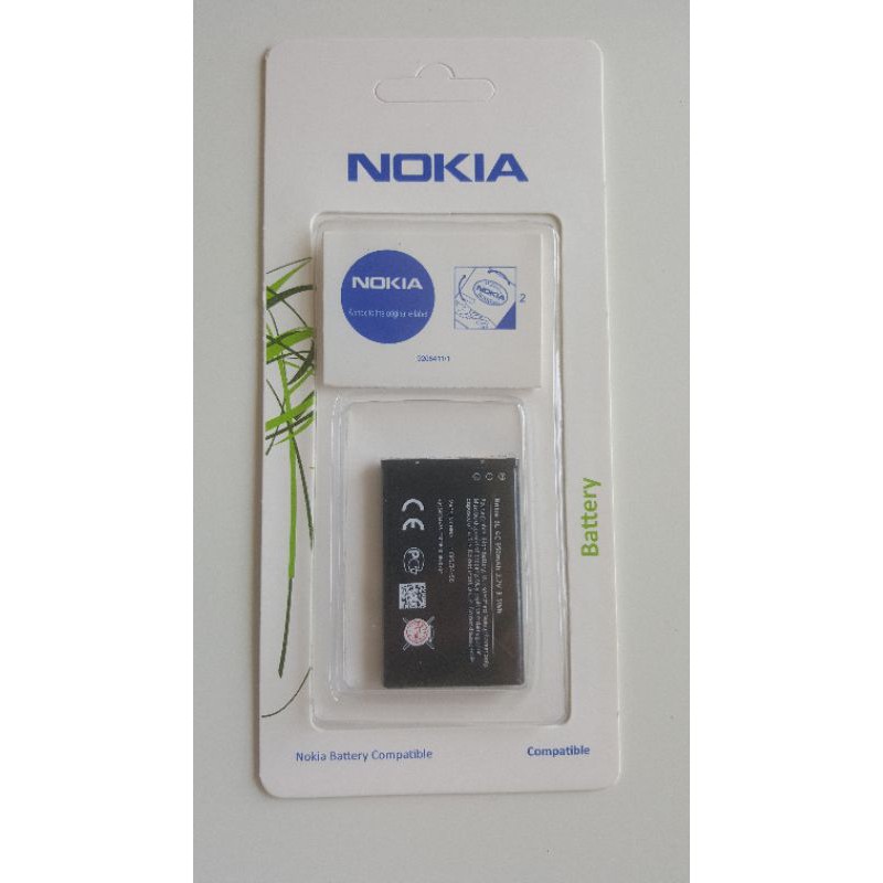 (NC) Baterai Batre Battery Original Nokia 4C / BL-4C / BL4C / Nokia 1202, 1661, 1662, 2220 slide, 2650, 2652, 2690, 3108, 3500 classic, 5100, 6100, 6101, 6103, 6125, 6126, 6131, 6136, 6170, 6260, 6300i, 6300, 6301, 7200, 7270, C2-05, C5-03, X2-00