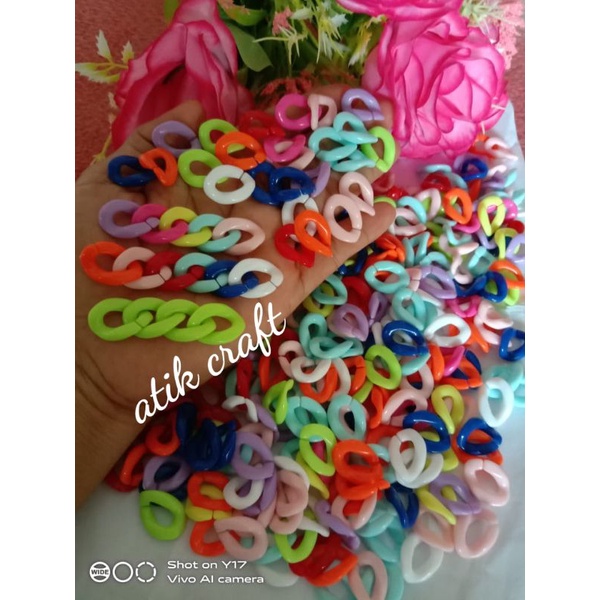 bahan Rantai pipih kalung masker 10,000 / 40 gr