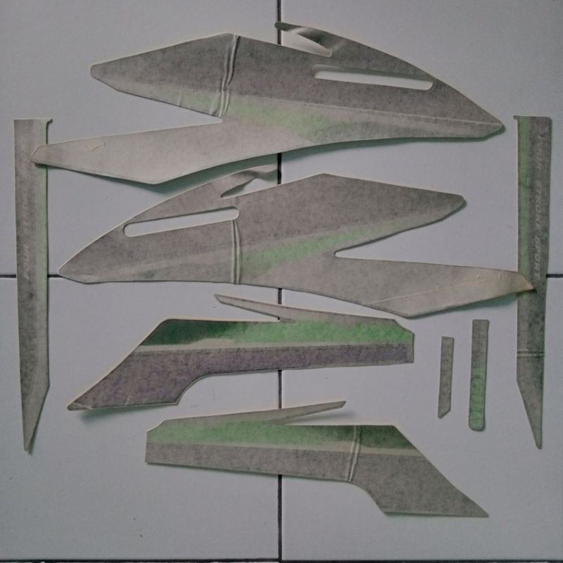 STRIP STRIPING STRIPPING STIKER STICKER LIS POLET DECAL BODY HONDA GL PRO GLPRO NEOTECH NEO TECH TAH