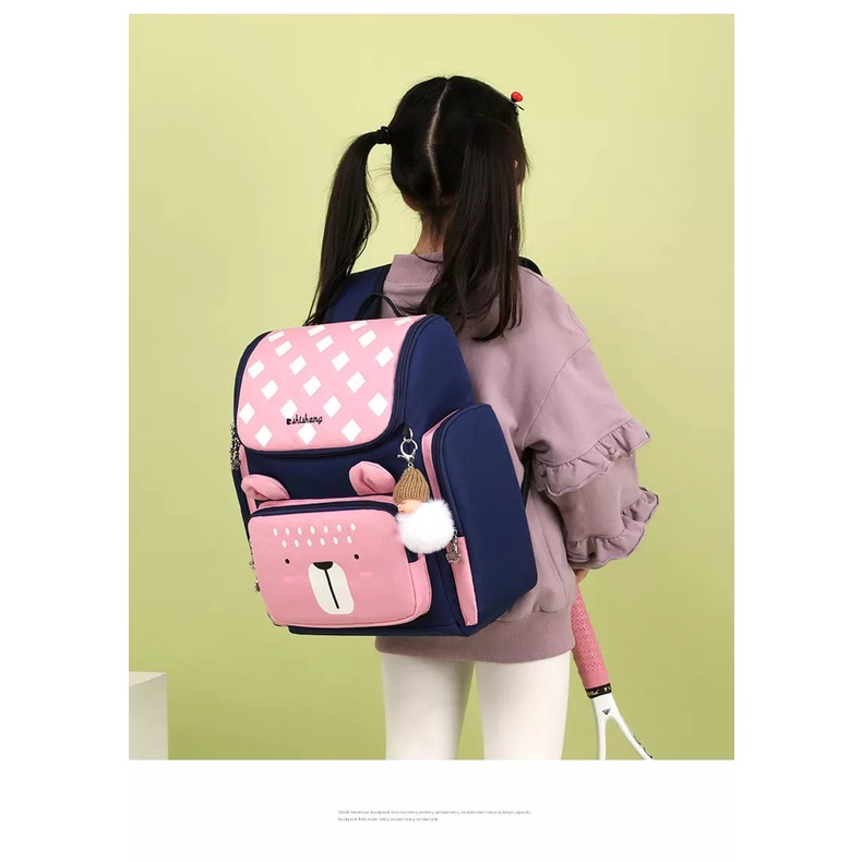 ST_TAS RANSEL ANAK SEKOLAH LAKI LAKI SD TK PAUD MOTIF KARTUN TEDDY