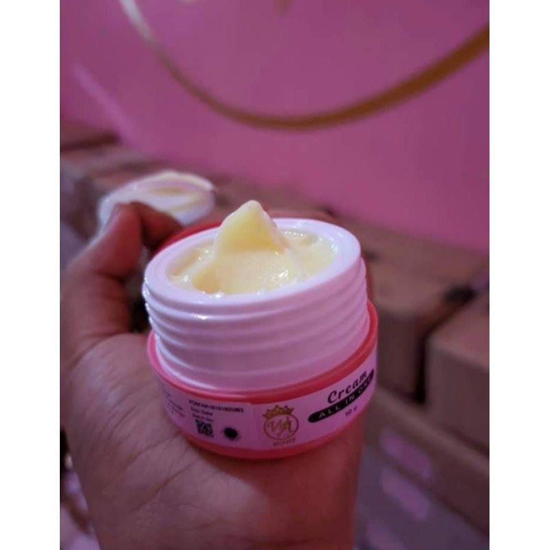 CREAM  GLOWING ALL IN ONE BY WA BEAUTY MIXSPF/WABEAUTY SKINCARE/KEMASAN BARU