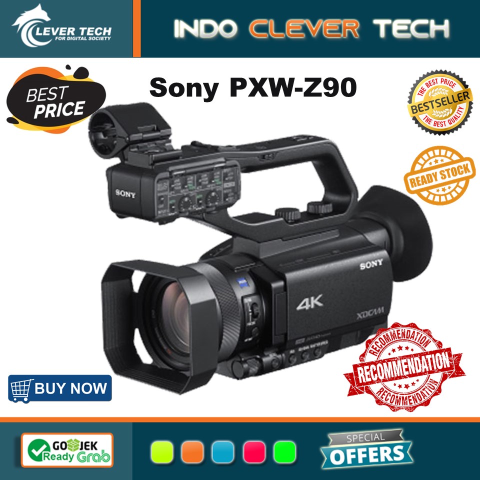 Sony PXW-Z90 4K HDR XDCAM With Fast Hybrid AF Professional Video Camcoder