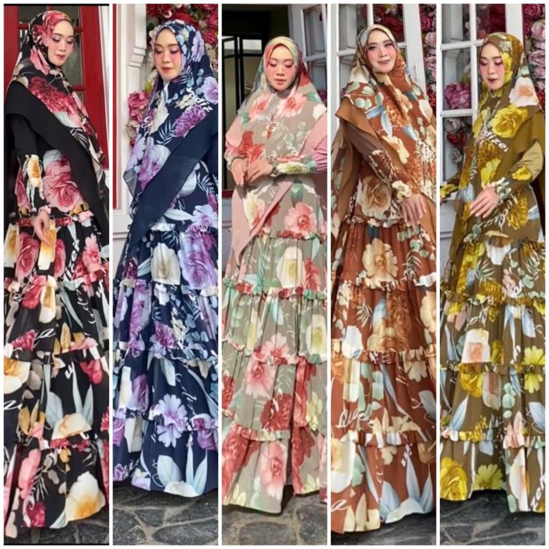 DRESS QASWA PREMIUM SET YODIZEIN