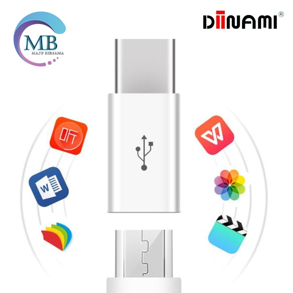 BM090 Sambungan diinami adapter converter charger samsung iponee type c/Micro ketype c /i ph0ne/micro MB714