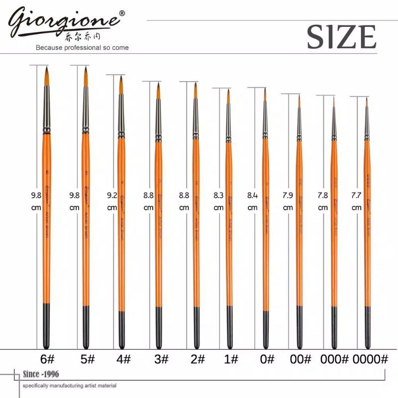 

Giorgione Brush Detail G-1010