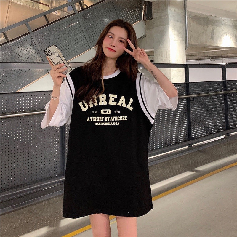 [littlecrab] Kaos Oversize Kemeja Kaos Unreal A Tshirt By Atrckee Kaos Couple Unisex Tshirt Berkualitas Korean Style