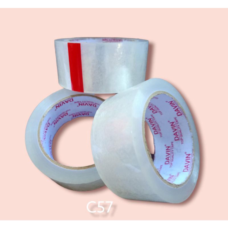 

ISOLASI LAKBAN DAVIN MURAH, packing reseller, 80 yard