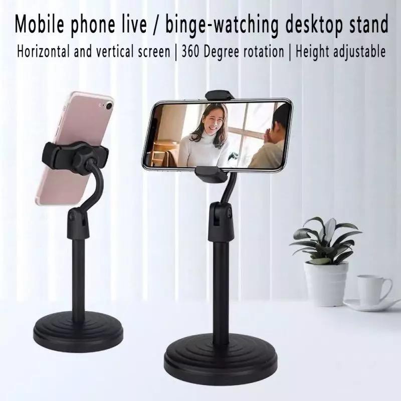 Dudukan SmartPhone, Adjustable Desktop Stand, Pemegang Streaming Langsung Dudukan HandPhone