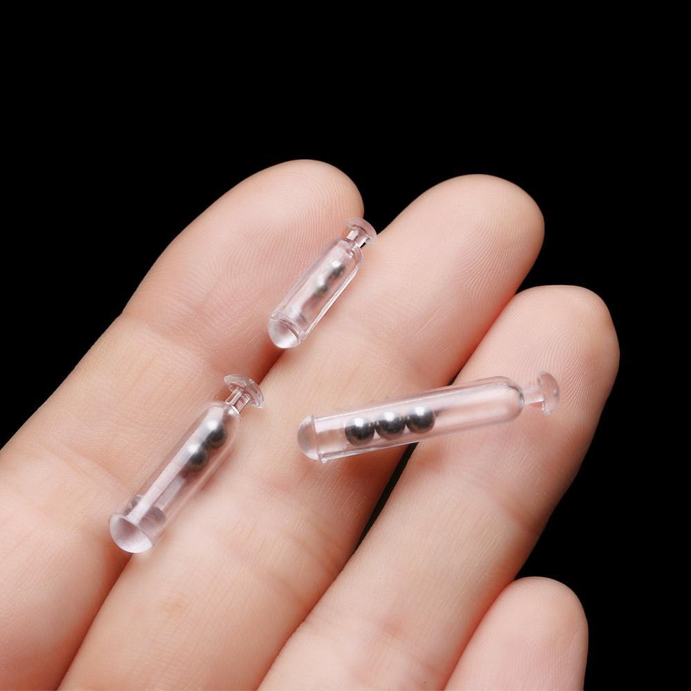 WONDER 10 /20 /30 /40 /50pcs Pemancingan Kerincingan Insert Tube S M L PE Tube Attract Fish Tie Tying Sound Bar
