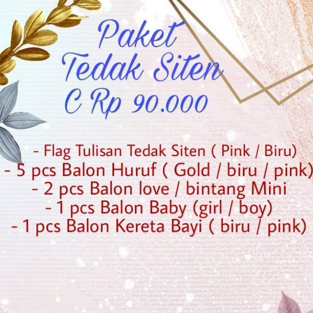 Contoh Banner Tedak Siten Cowok desain banner kekinian