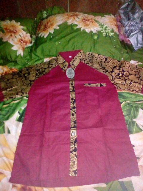 Baju Koko Pria Gus Azmi Syubbanul Muslimin Kombinasi Hadroh Azzahir Hilw Ho187 Kemeja Koko Pria Baju