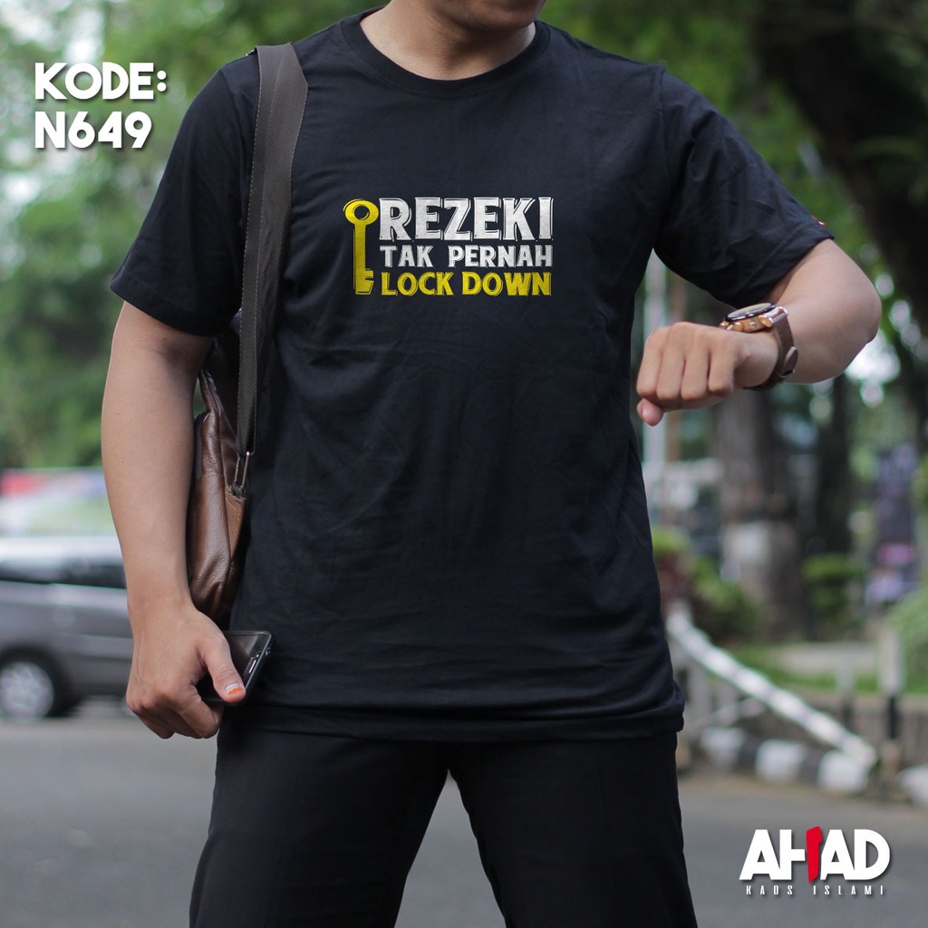 Kaos Islami Ahad - Rezeki tak pernah lockdown N651