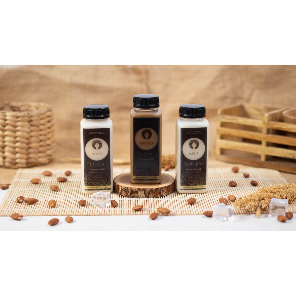

(Dark Choco) BALQIS Susu Almond / Almond Milk / Susu ASI BOOSTER / Bekasi / Jabodetabek (250 ml)