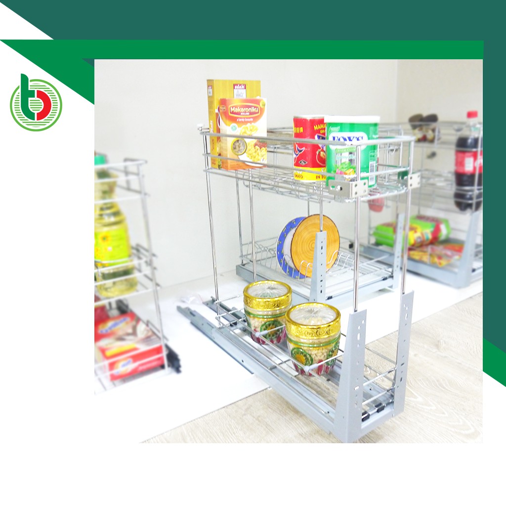 Rak dapur minimalis rak botol bumbu VITCO 27316