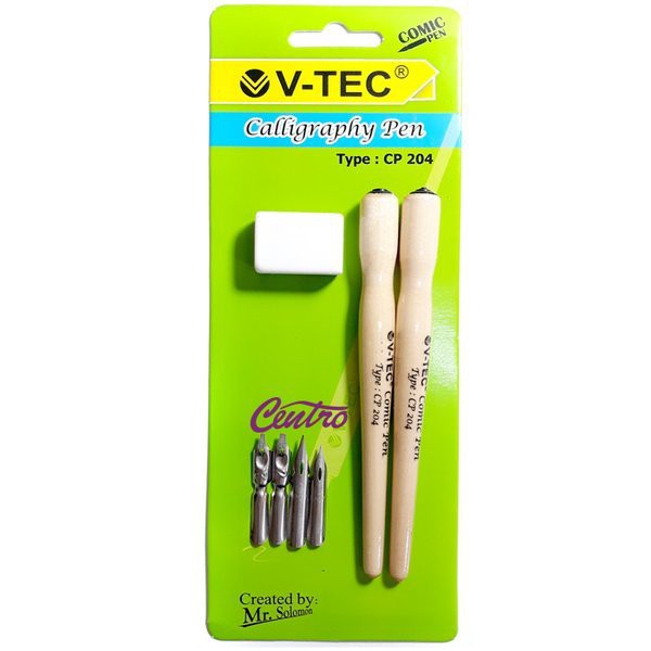

Unik V Tec Comic Calligraphy Manga Komik Pen Tools Set VTEC CP 204 Berkualitas