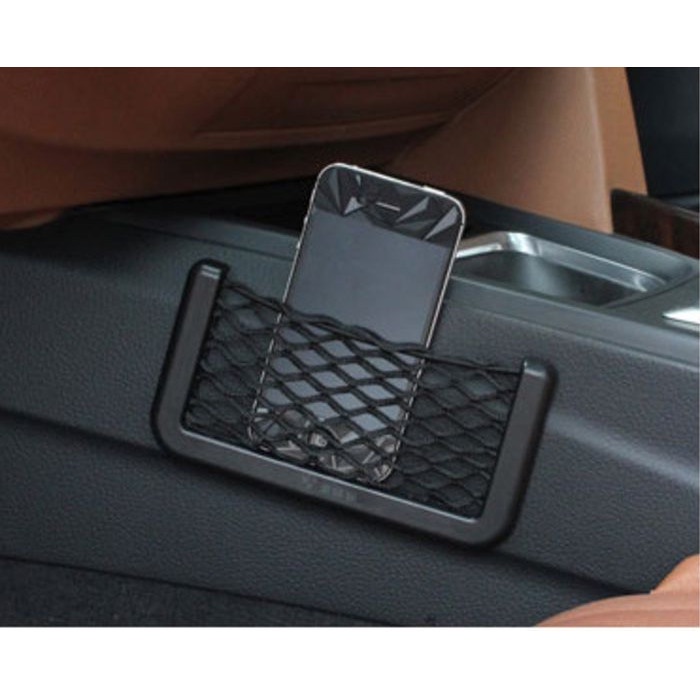 BAROKAH GAMIS FREE 1 PCS Kantong Jaring Mobil Car Net Storage multifungsi holder hp