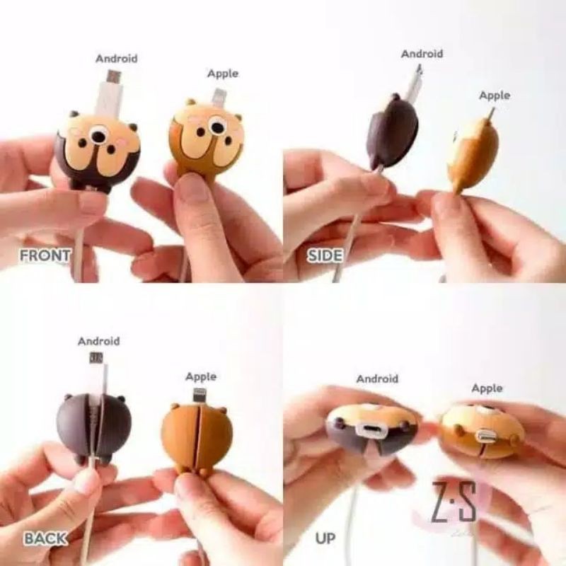 Pelindung Ujung Kabel / Cable Bite Karakter Lucu