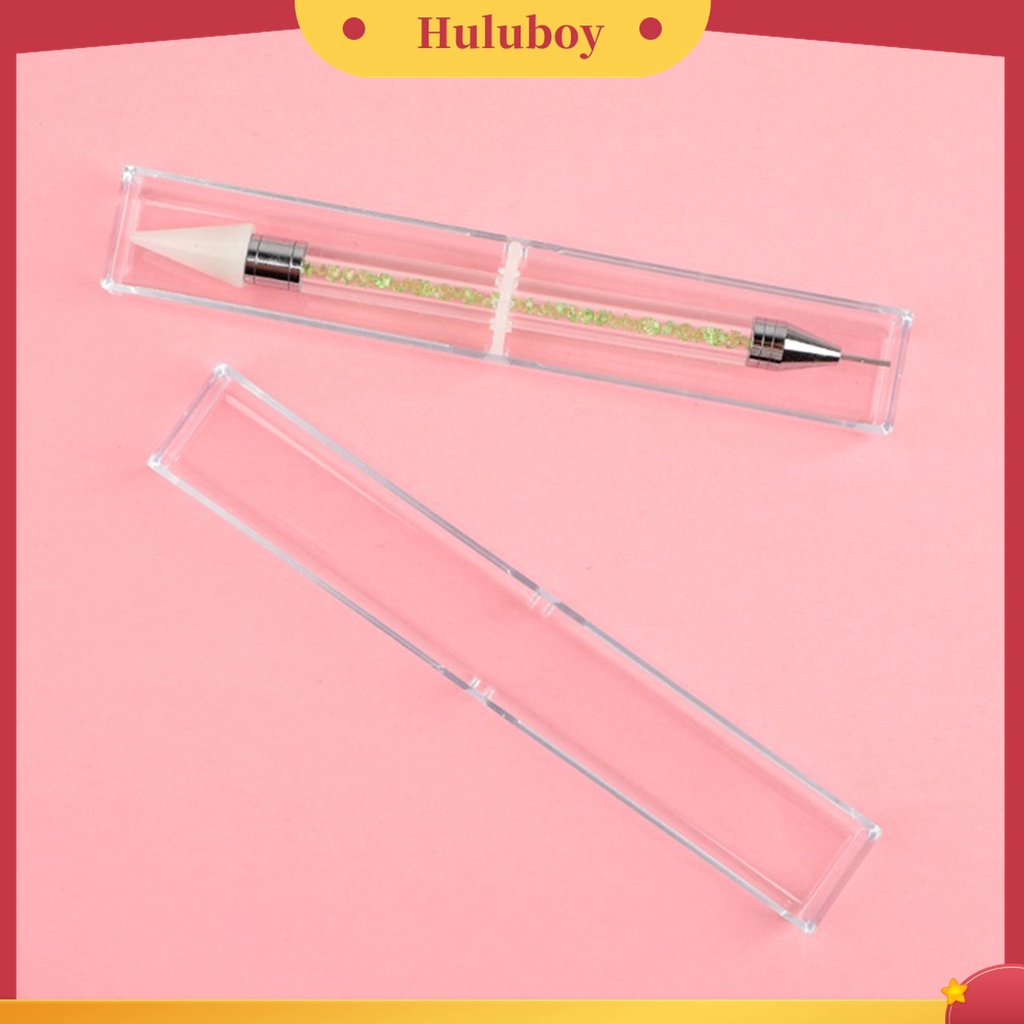 Huluboy Huluboy♡ Pena Bor Doting Kepala Ganda Bahan Akrilik Untuk Dekorasi Manicure