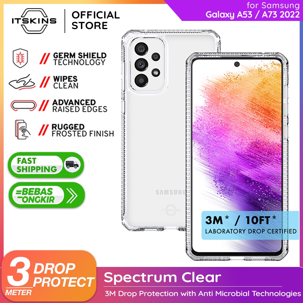 Case Samsung Galaxy A53 A73 ITSKINS Spectrum Clear Casing