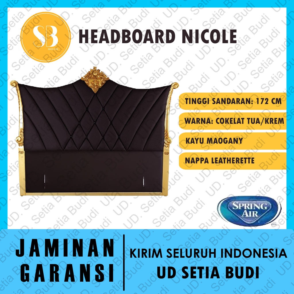 Headboard / Sandaran Kasur Spring Air Four Seasons Back Supporter