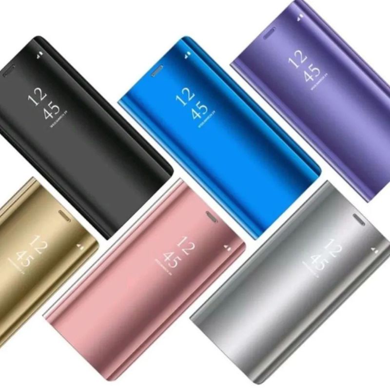 Flip Mirror XIAOMI REDMI 10 New Flip Cover Standing Mirror Flip Case